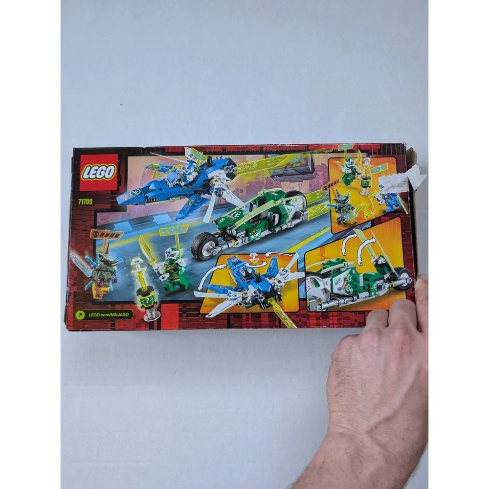 INCOMPLETE READ Lego‎ Ninjago Jay and Lloyds Velocity Racers 71709 in Box